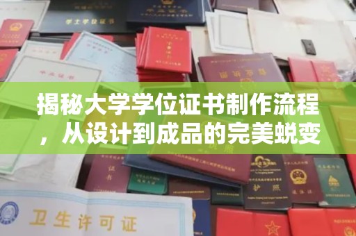 白朗揭秘大学学位证书制作流程，从设计到成品的完美蜕变